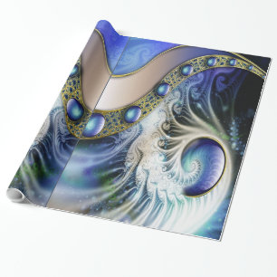 Papier Cadeau imaginaire fractal Abstrait