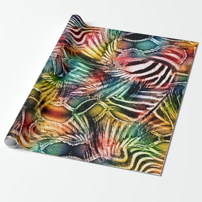 Papier Cadeau Impression animale (Déroulé)