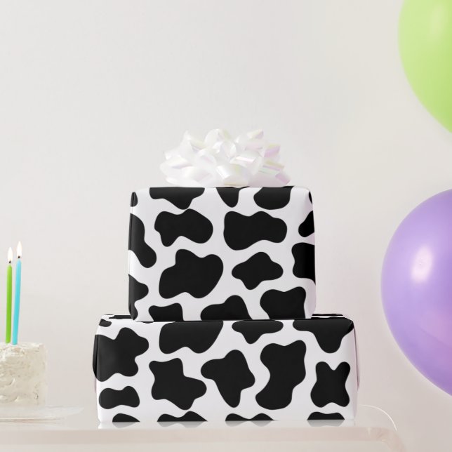 Papier Cadeau Impression de la vache  (Cadeaux de fête)