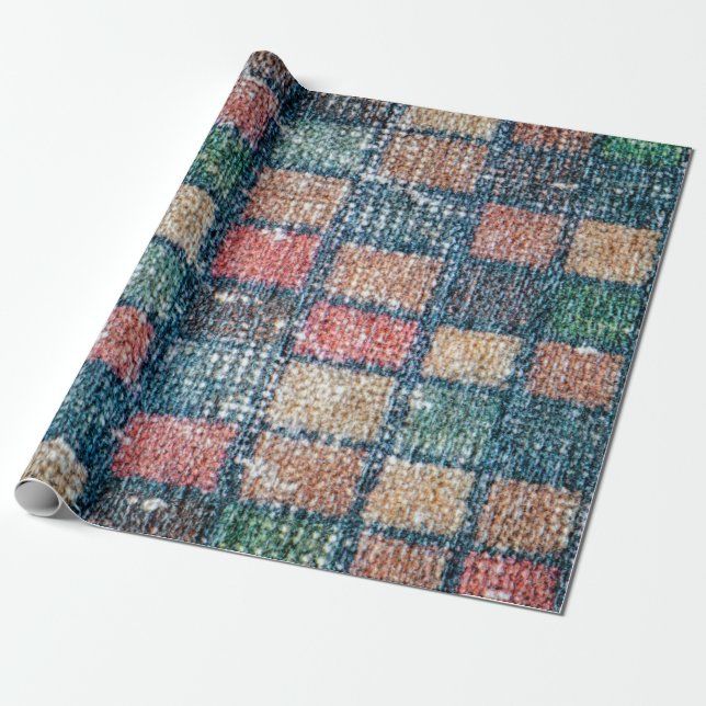 Papier Cadeau Impression du matériel de tapis (Déroulé)