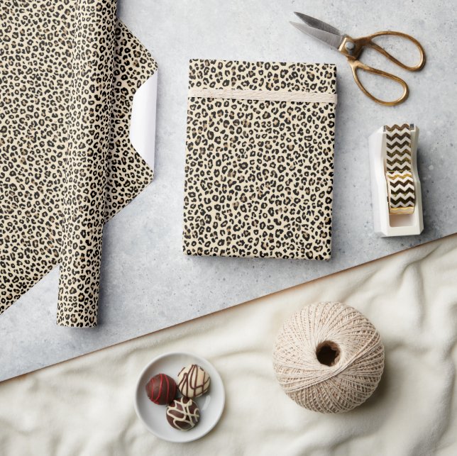 Papier Cadeau Impression léopard (Artisanat)