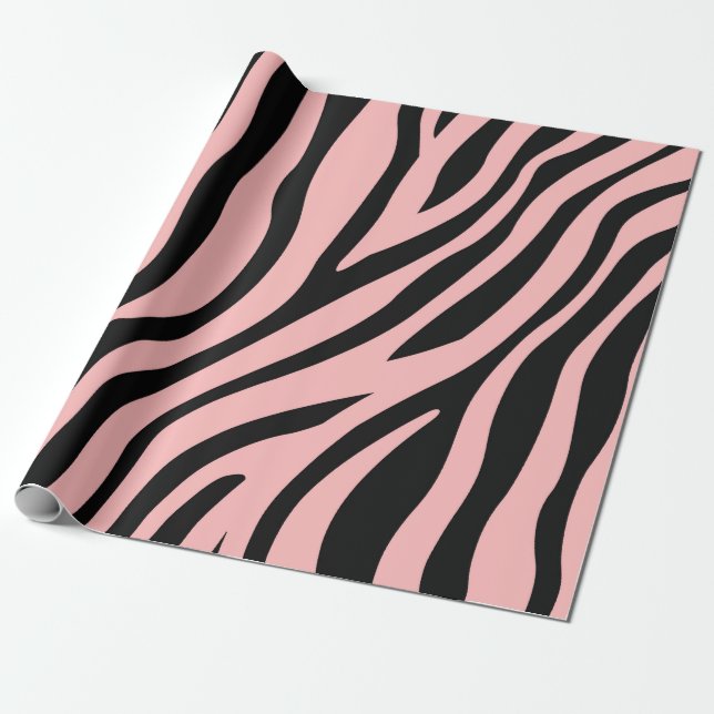 Papier Cadeau Impression Zebra (Déroulé)