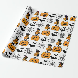 Papier Cadeau Imprimer l'art Motif d'Halloween