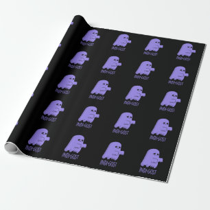 Papier Cadeau Indi-gost Funny Halloween Indigo jeu d'enfant noir