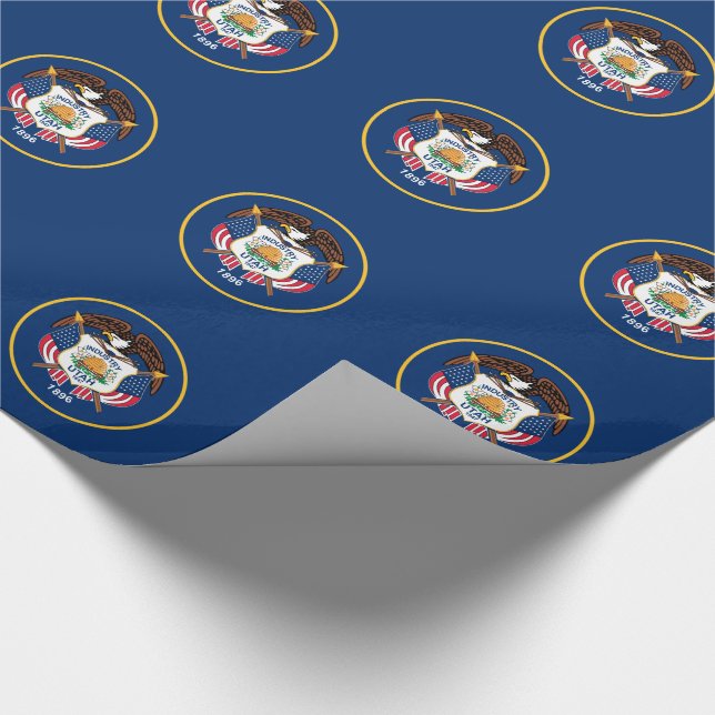 Papier Cadeau Indicateur de l'État de l'Utah (Coin)