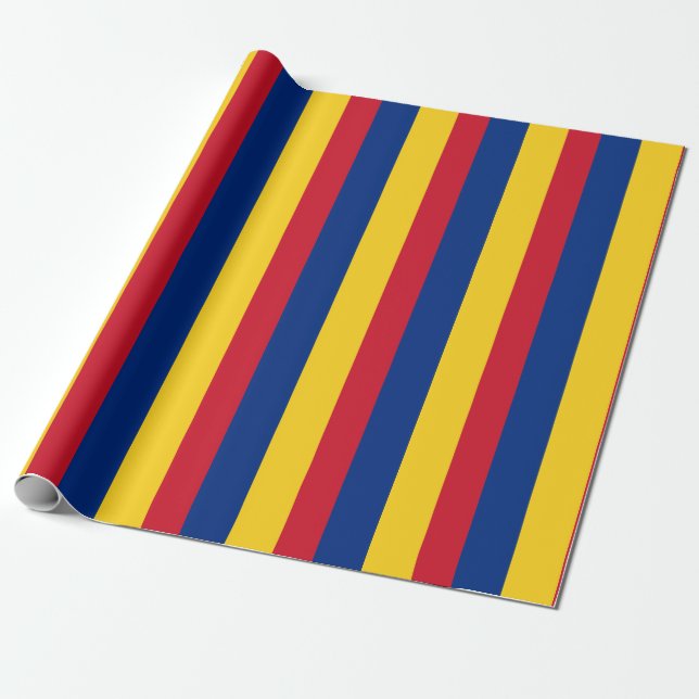 Papier Cadeau Indicateur Roumanie (Déroulé)