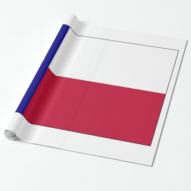 Papier Cadeau Indicateur Texas Lone Star (Déroulé)