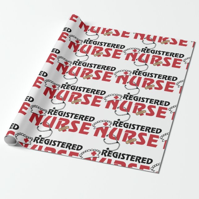 Papier Cadeau Infirmière inscrite (Déroulé)