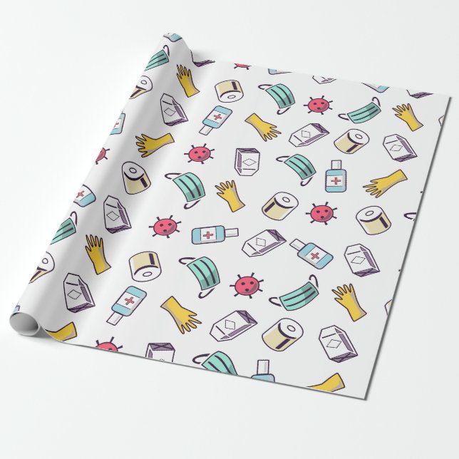 Papier Cadeau Infirmière Médicale (Déroulé)