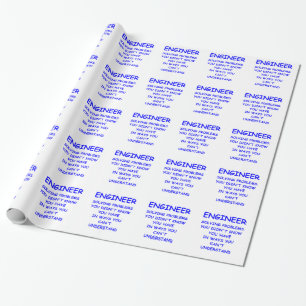 Papier Cadeau ingénieur