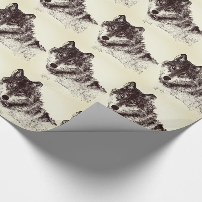 Papier Cadeau Inspiration Wolf Eyes (Coin)