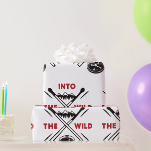 Papier Cadeau Into the Wild Adventure Survie sauvage