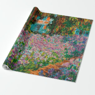 Papier Cadeau Irises Monet Garden Fleurs Giverny