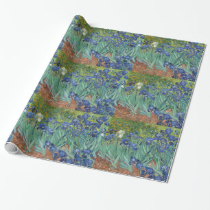 Papier Cadeau Irises par Van Gogh