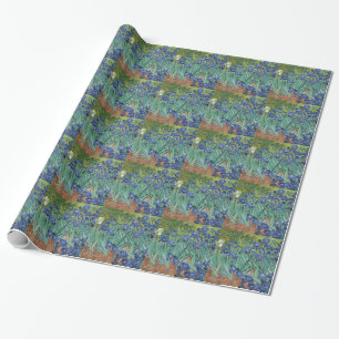 Papier Cadeau Irises par Van Gogh