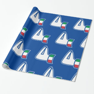 Papier Cadeau Italie Italie Italia Italiano Gestico Main