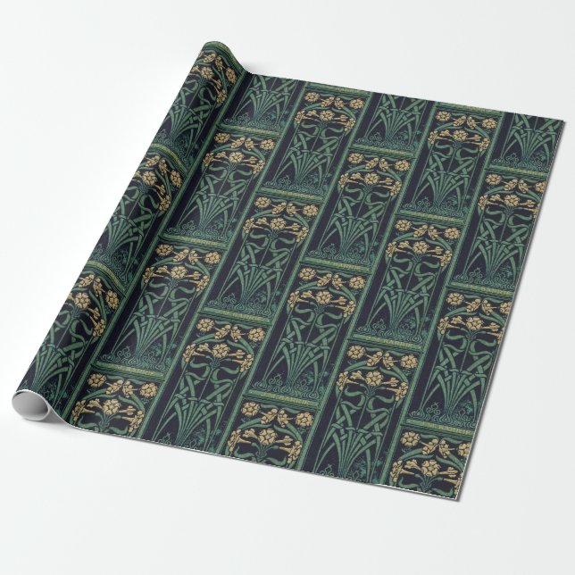 Papier Cadeau J.M. Livre antique de Barrie (Déroulé)