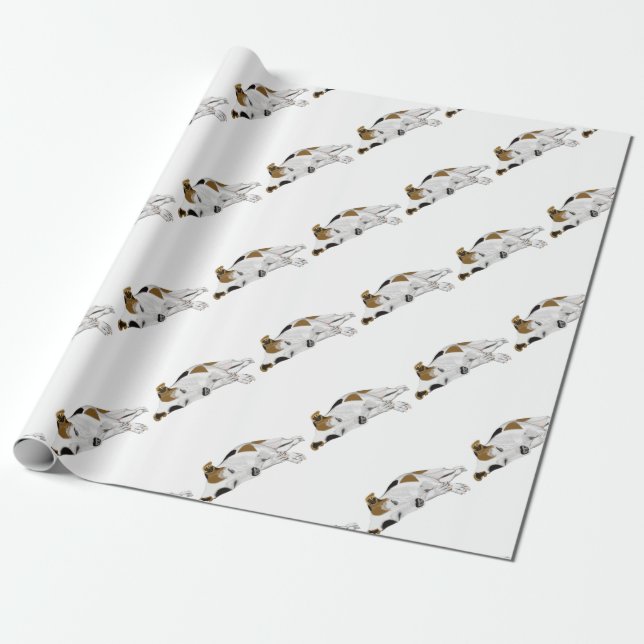 Papier Cadeau Jack Russell (Déroulé)
