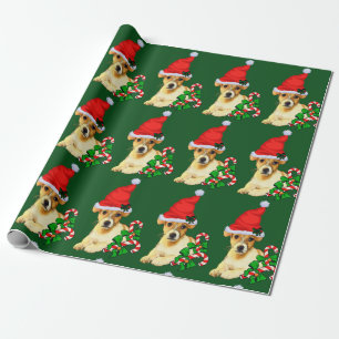 Papier Cadeau Jack Russell Terrier Noël