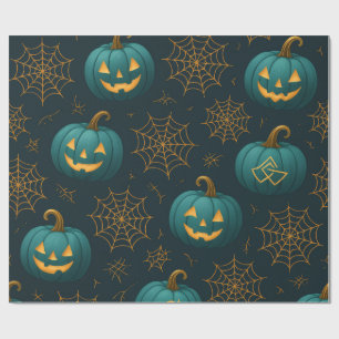 Papier Cadeau Jack turquoise - O’ - Lanternes
