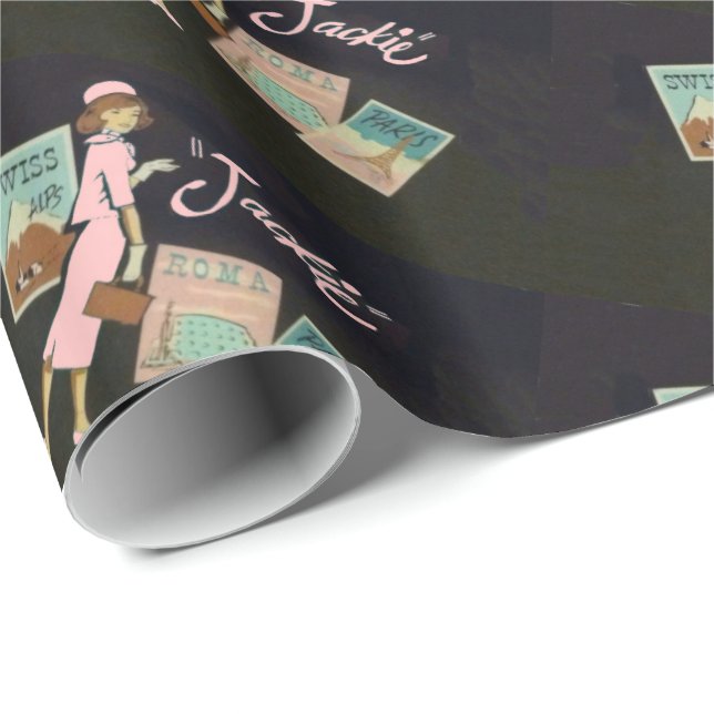 Papier Cadeau Jackie Kennedy (Coin rond)