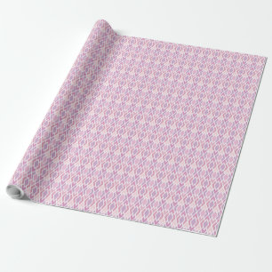 Papier Cadeau Jacquard rose