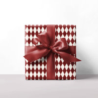 Jacquard rouge et blanc Festive Noël moderne