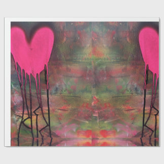 Papier Cadeau Jagged Love Wrapping Papier par HAS Bijoux