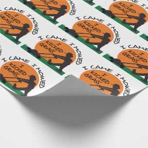 Papier Cadeau J'Ai Couché De L'Herbe