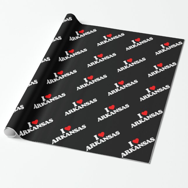 PAPIER CADEAU J'AIME L'ARKANSAS (Déroulé)