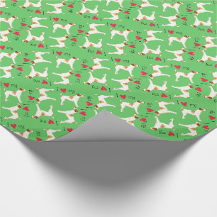 Papier Cadeau J'aime mon Jack Russell Terrier