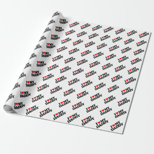 PAPIER CADEAU J'AIME MON PAPA