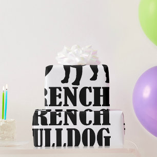 Papier Cadeau J'Aime Mon Papier Français À Envelopper Pour Bulld