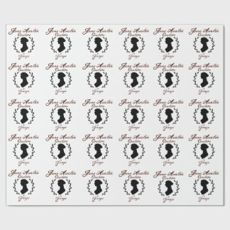 Papier Cadeau Jane Austen Couture Papier à envelopper