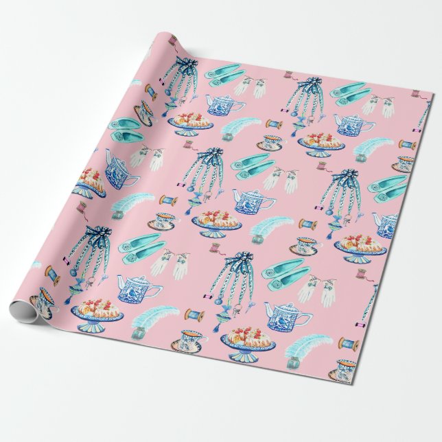 Papier Cadeau Jane Austens favoris Wrapping Paper (Déroulé)