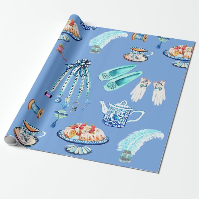 Papier Cadeau Jane Austens les choses préférées (Déroulé)