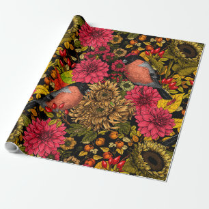 Papier Cadeau Jardin d'automne 2