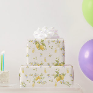 Papier Cadeau Jardin de citron avec souris