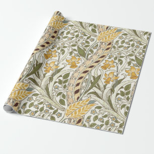 Papier Cadeau Jardin de jonquilles de William Morris Fleur Class