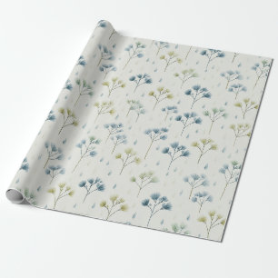 Papier Cadeau Jardin Floral de Pluie Serein (9)