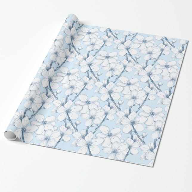 Papier Cadeau Jardin japonais (Déroulé)