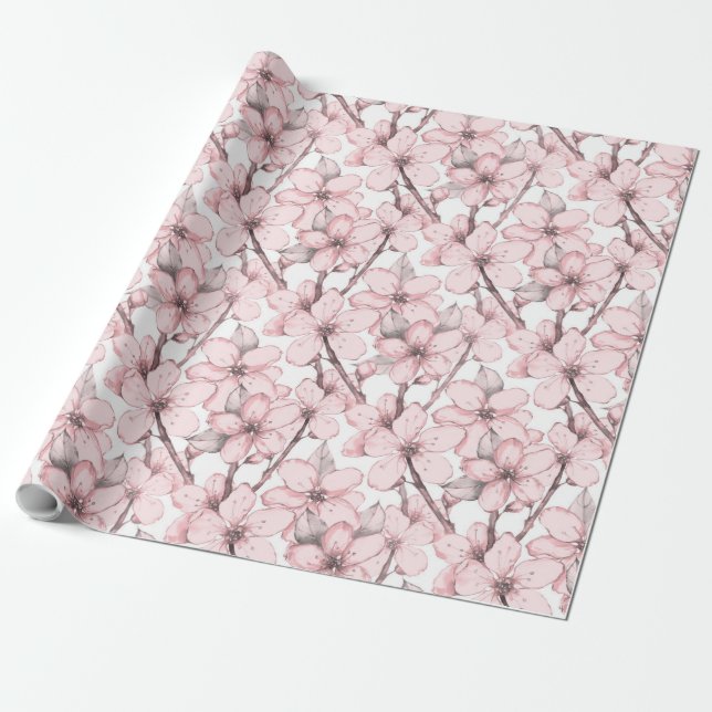 Papier Cadeau Jardin japonais 9 (Déroulé)