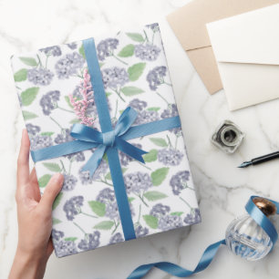 Papier Cadeau Jardin Mariage mignon Hydrangea