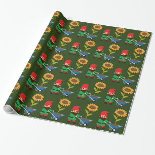 Papier Cadeau Jardin mignon devient amusant