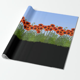 Papier Cadeau Jardin oriental de pavot