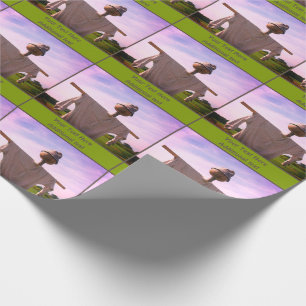 Papier Cadeau Jardin Scarecrow Nature Personnalisée