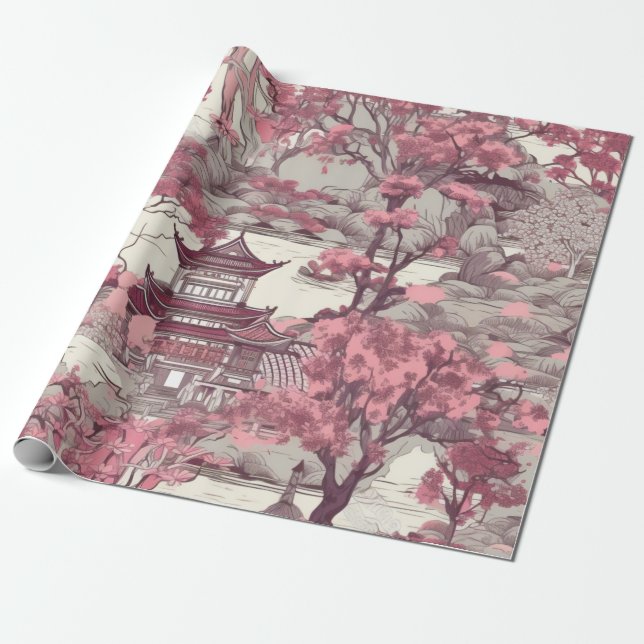 Papier Cadeau Jardins orientaux (Déroulé)