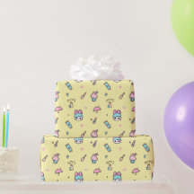 Jaune Kawaii Pastel Doux