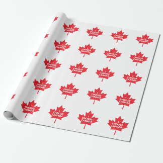 Papier Cadeau Je choisis le papier d'emballage du Canada