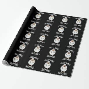 Papier Cadeau Je Fais De Mauvais Puns De Mouton Drôle Animal Pun